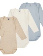 Petit Bateau Îmbracaminte BODY US ML PASTEL PACK X3