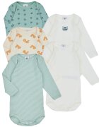 Petit Bateau Îmbracaminte BODY US ML RITON PACK X5