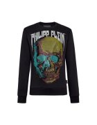 Philipp Plein Sport Îmbracaminte SWEATSHIRT LS SKULL BLACK