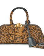 Pinko Genti BOWLING BAG BAGUETTE SUEDE