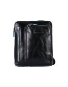 Piquadro Genti TRACOLLA PELLE NERA