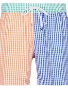 Polo Ralph Lauren Îmbracaminte PANTALONI SCURȚI DE BAIE ÎN CAROURI DIN SEERSUCKER
