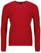 Polo Ralph Lauren Îmbracaminte PULOVER LA BAZA GÂTULUI CU IMPRIMEU DE TORSADE DIN LÂNĂ ȘI CAȘMI