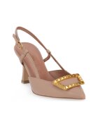 Priv Lab Pantofi NUDE VERNICE