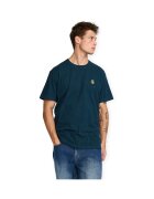 Revolution Îmbracaminte Application T-Shirt 1456 SIX - Dark Petrol Melange