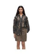 Rouge Edit Îmbracaminte Alinine Print Shirt - Meteorite