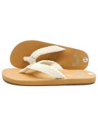 Roxy Pantofi Sandales Porto II empeigne tressée en coton mélangé