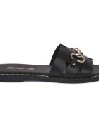 S.piero Pantofi LEATHER BLK