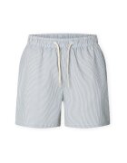 Selected Îmbracaminte Cooper-Seersucker Swim Trunks - Blue Mirage