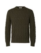 Selected Îmbracaminte Noos Carlos Knit - Forest Night