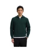 Selected Îmbracaminte Noos Dry Half Zip Knit - Pine Grove