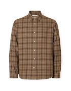 Selected Îmbracaminte Noos Regnoah Shirt - Savannah Tan/Brown