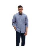 Selected Îmbracaminte Noos Slimnew-linen Shirt L/S - Medium Blue Denim