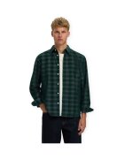 Selected Îmbracaminte RegClaus Cord Shirt - Pine Grove/Egret