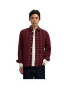Selected Îmbracaminte RegClaus Cord Shirt - Tawny Port