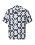 Selected Îmbracaminte Relax-Vero Shirt - Egret/Geo