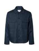 Selected Îmbracaminte Relaxed Overshirt - Wyatt Linen - Outer Space