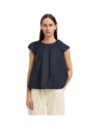 Selected Îmbracaminte W Frillo Top - Dark Blue Denim