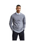 Selected Îmbracaminte Wool Jumper New Coban - Medium Grey Melange