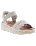 Skechers Pantofi Sandales avec décor en jute taupe