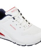 Skechers Pantofi Uno Stand On Air 73690-WNVR White/Navy/RED