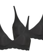 Sloggi Lenjerie intimă ZERO Microfibre 2.0 Soft Bra PACK DE 2