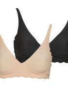 Sloggi Lenjerie intimă ZERO Microfibre 2.0 Soft Bra PACK DE 2