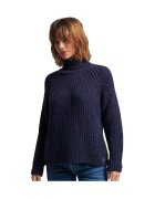 Superdry Îmbracaminte Pull Slouchy Stitch col roulé bleu