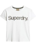 Superdry Îmbracaminte T-shirt Core Logo City blanc ajusté