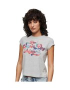 Superdry Îmbracaminte T-shirt Floral Scripted à Mancherons