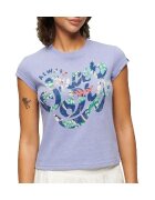 Superdry Îmbracaminte T-shirt Floral Scripted manches courtes