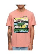 Superdry Îmbracaminte T-shirt Neon Travel Graphic Loose