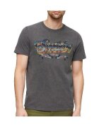 Superdry Îmbracaminte T-shirt Rock Graphic Band gris anthracite