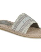 Superdry Pantofi Mules Compensées Style Espadrille En Toile