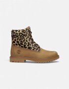 Timberland Pantofi 6" Premium Boot Leopard Print Beige Nubuck (Women's)