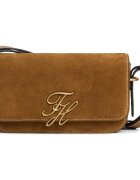 Tommy Hilfiger Genti Script Leather Crossover Suede