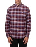Tommy Hilfiger Îmbracaminte Chemise manches longues Tommy Jeans Oxford tartan bordeaux