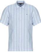Tommy Hilfiger Îmbracaminte LINEN BLEND STRIPED SS RF SHIRT