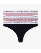 Tommy Hilfiger Lenjerie intimă 3 Pack Thong (ext. Sizes