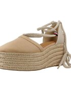 Tommy Hilfiger Pantofi Closed Toe Linen Flatfor