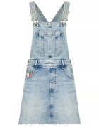 Tommy Jeans Îmbracaminte DENIM DUNGAREE DRESS RWB