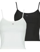 Tommy Jeans Îmbracaminte TJW 2PACK ESSENTIAL STRAP TOP X2