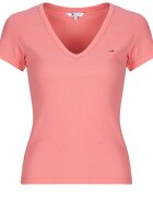 Tommy Jeans Îmbracaminte TJW SLIM ESSENTIAL RIB V SS