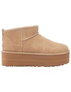 UGG Pantofi Escarpins Classic Ultra Mini Platform sable