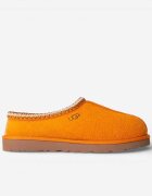 UGG Pantofi Tasman Shaggy Suede Slipper Dark Apricot