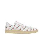 Valentino Bags Pantofi Baskets Royco en cuir blanc