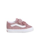 Vans Pantofi Baby Old Skool V - Glitter Rose Gold