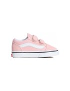 Vans Pantofi Baby Old Skool V - Powder Pink/True White
