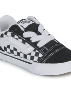Vans Pantofi Knu Skool Elastic Lace CHECKERBOARD BLACK/TRUE WHITE