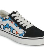 Vans Pantofi Old Skool Painted Floral Bright Azure